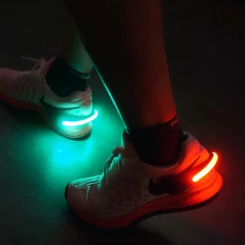 H vanjski podvozje svjetla LED svjetlosna spona za obuću Light Night Safety Warning sjajna bljesak svjetlosti sportski bicikl Shoe Clip Light DO2