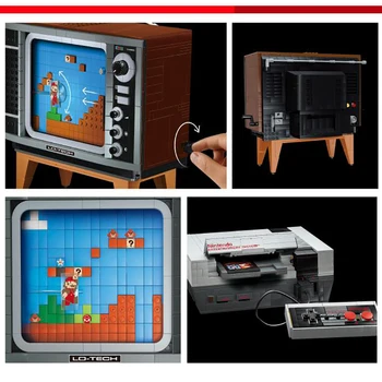 Dostupna nova 71301brick igračka set Super Mari O NES zabavni sustav igra gradivni blokovi 71374