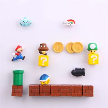 1 compl. smole 3D slatka Super Mario magneti za hladnjak odijelo za djecu figurice zid Marios metaka cigle uređenje doma uređenje