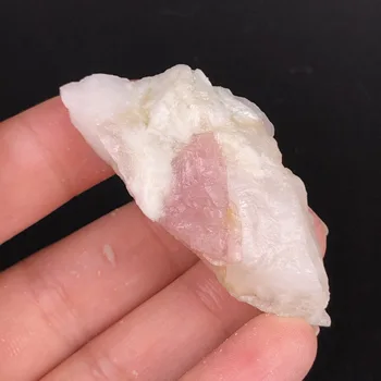 Prirodni Ružičasti Turmalin Crystal Mineralna Udruga Grubo Kamen Uzorak Stijene Rijedak Original