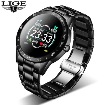 LIGE 2020 novi pametni satovi muški ženski plemeniti sport za iPhone način otkucaja srca fitness tracker smartwatch reloj inteligente Man