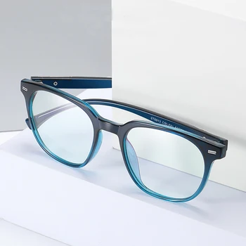 Moda Plavo Svjetlo Naočale Smole Leće Anti Plavo Svjetlo Blokira Zračenje Sunčane Naočale Uniseks Trend Prozirne Leće Računala Naočale