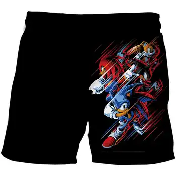 Dječaci djevojčice Sonic the Jež Kid kratke hlače svakodnevne hlače od poliestera i crtani hlače vruće rasprodaja ljetne crtani zvučne gaćice