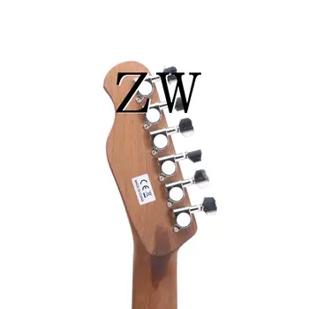 Zuwei visoke kvalitete TL električna gitara prilagođene serije pržena javor vrat Алнико pick-up kosti orah pepela tijela Spalted maple XM