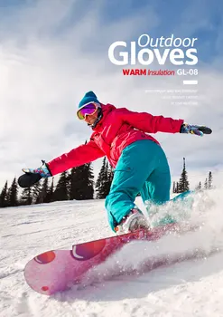 Naturehike GL08 Pačja dlan tople skijaške rukavice vanjski kamp planinarenje zima muškarac žena plus baršun plus debeli vodootporne rukavice