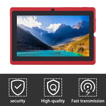 7-inčni dječji tablet PC 512MB+4GB A33 Quad Core Dual Camera 1024X600 Android 4.4 Tablet PC sa silikonskim poklopcem
