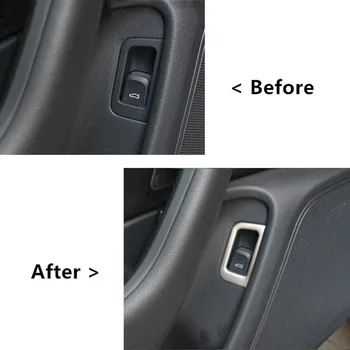 CNORICARC stražnji gumb za prebacivanje trupa okvir poklopac završiti traka od nehrđajućeg čelika oznaka za Audi A6 C7 2012-17 pribor za slaganje automobila