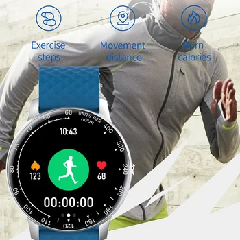 Lism H30 žene fiziološki ciklus podsjetnik pametni sat IP68 Vodootporan muškarci krvni tlak Bluetooth Smartwatch prognoza vremena