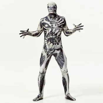 Užas mumija zombija odijelo cosplay Halloween kostim za muškarce kostur kombinezon karneval party prerušiti se