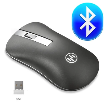 Bluetooth miš bežični punjiva miš računalo, ergonomski miš nečujne mini PC Mause 2.4 GHz USB optički miš za laptop