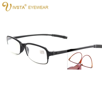 IVSTA Bendable muške naočale za čitanje-for-sight TR90 soft Антигибающиеся katranski leće starci +1.00+1.5+2.0+2.5+3.0+3.5+4.0 8002