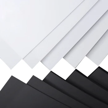 8шт Bijela 0.5 mm Debljina 200x250 mm ABS Stiren listovi arhitektonski model građevinski materijal