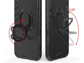Za Xiaomi Redmi Note 6 Pro TPU Case tvrdi PC Redmi Note 6 Pro Case Prsten držač štand magnetski torbica za Xiaomi Redmi Note 6 Pro