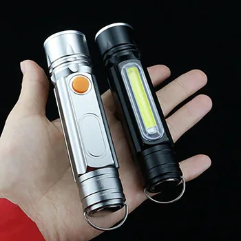 Jaka magnetska sa 10 led bočne lampe USB punjenja led svjetiljka za kampiranje jahanje lampa MTB bicikl ručka bar svjetlo