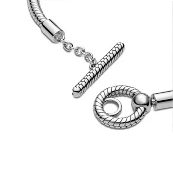 2020 jesen novi ženski poklon na Dan Rođenja Srebro T-oblika buckle zmija lanca narukvice S925 srebra brand narukvica