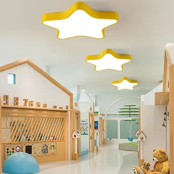 Moderne plafonjere Pink Blue Star Bebe Kids dječja soba spavaća soba Led stropne svjetiljke svjetiljke Nursery Light MJ1019