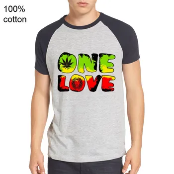 Smiješno Bob Marley jedna ljubav Jamajka Rasta reggae, hip-hop rap glazba cool muškarci djeca poklon Majica eura Mike personalizirane majice
