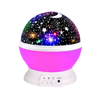 Šarene zvjezdano nebo projektor USB LED Night Light romantična Projekcija lampa poklon za Rođendan