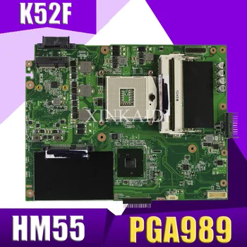 XinKaidi K52F matična ploča za notebook ASUS K52F X52N A52F K52 test izvorna matična ploča PGA989 HM55