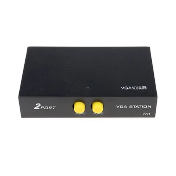 2 porta Switcher Splitter 2 načina VGA Video Switch adapter converter Box za PC monitor dodatna oprema