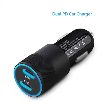 2-portni USB PD 36W Quick Car Charger Type C QC 3.0 auto punjač za iPhone 6 7 8 X X X X X XS XR 11 Pro Max Samsung Xiaomi auto adapter