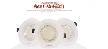 2020 novi Dimmable Led downlight light COB stropni spot lampa 3 W 5 W 7 W 12 W 85-265 u strop udubljen unutarnja rasvjeta lampa