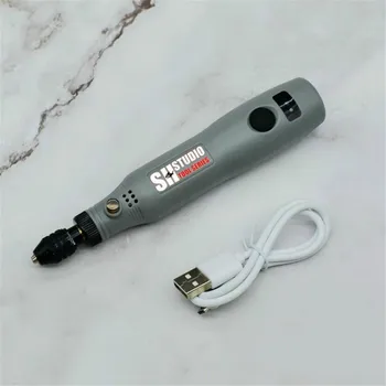 Mini bežična električna bušilica električni alati električni 3.7 V bušilica Grinder brušenje pribor skup bežični stroj ručka za Diroma Home DIY