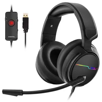 Xiberia V20U Pc Gamer Slušalice Usb 7.1 Surround Sound gaming slušalice s mikrofonom