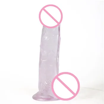Veliki Veličina Moda Žele Realan Dildo, 6.15 Inča Crystal Penis Odojak Penis Je Ogroman Dildo Penis Adult Sex Igračke Za Žene