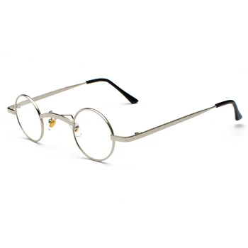 Peekaboo male okrugle rimless za naočale muškarci stare 2018 Zlato Srebro muški ženski botanički naočale prozirne leće, naočale su unisex