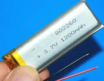 Besplatna dostava 2 kom./lot 802260 3.7 v 1200mah polimer li-ion baterija, li-po baterija