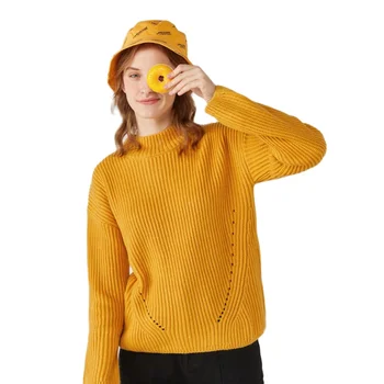 SEMIR ženski džemper 2020 novi полувысокий ovratnik ажурный pletene pulover slobodna moda zima djevojka puna džemper žena