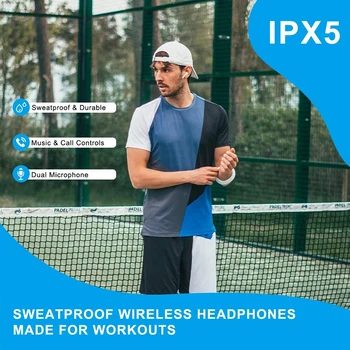 TRER шумоподавляющие slušalice Bluetooth slušalice s mikrofonom vodootporan TWS stereo prave bežične slušalice za sport