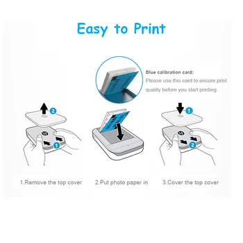 20-80 listova HP Sprocket Photo Paper (2x3 noćenje-inčni 5x7.6cm) za mini pisač HP Sprocket Photographic Paper Pocket Photo Zink Paste