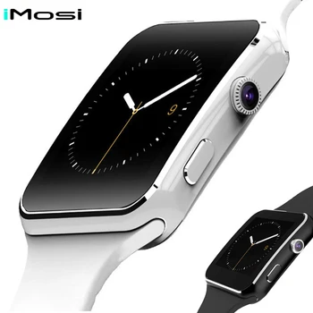 X6 pametni sat s kamerom zaslon osjetljiv na dodir podržava SIM TF kartice Bluetooth Smartwatch za iPhone Xiaomi Android telefon
