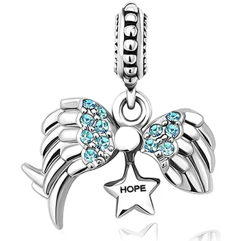 Krila anđela nakit Star Šarm zrna idealni autentične pandora narukvice nakit diy Valentinovo pokloni