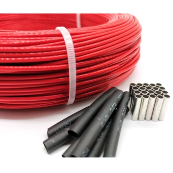 100meter 133ohm 3k PTFE flame retardant carbon fiber grijaći kabel grijaći kabel DIY poseban grijaći kabel za grijanje