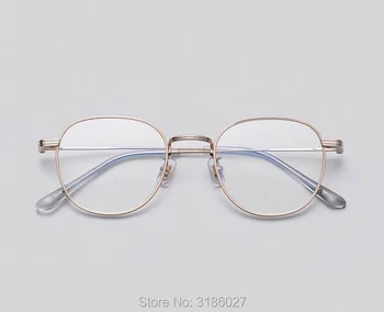Korejski brand titan rimless za naočale Muškarci Žene kratkovidnost optički recept naočale Žene naočale Naočale Oculos De Grau