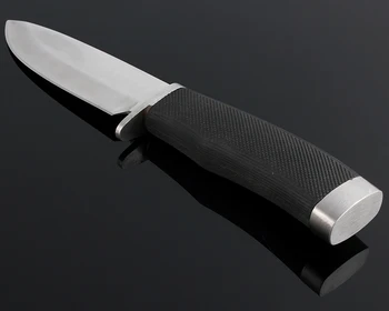 DuoClang klasični taktički nož fiksni nož nehrđajućeg čelika 440C gume ručka lovački noževi hot prodaja