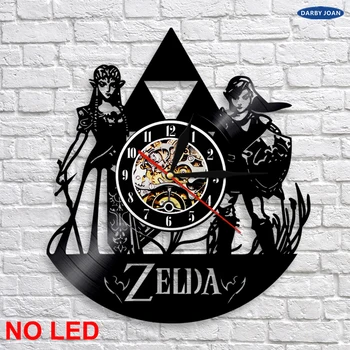 Legend of Zelda vinil sat ručne izrade dar zid atmosfera svjetlo LP berba silueta račun cool unutrašnjosti ukrasni