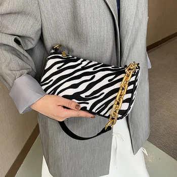 Leopard i Zebra Uzorak Small Half Moon Bag наплечные torbe za žene torbice i torbe svakodnevni dizajnersku torbu ženska torba Torba