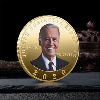 10шт 2020 novi predsjednik Joe Biden i nezaboravan suvenir novčić poziv naplativa umjetničke kovanice obrt дропшиппинг