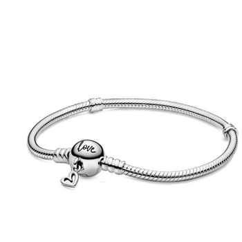 2020 Novi Valentinovo srebro 925 slobodne ruke u obliku srca zmija narukvica-lanac originalni ženski nakit rođendan spomen poklon