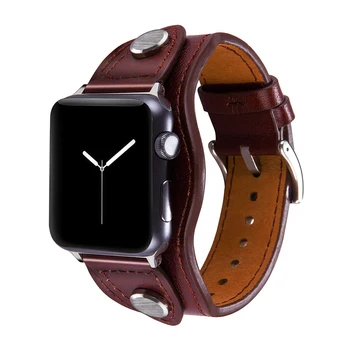 Modni remen za apple watch band 44 mm 40 mm 42 mm 38 mm iwatch pulseira 5/4/3/2/1 pribor od prave kože remen za sat