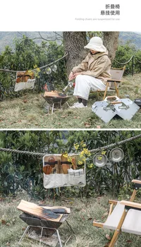 Naturehike prijenosni piknik posuđe torba za pohranu štapići za jelo соломенный nož i Vilica Žlica torba kamp