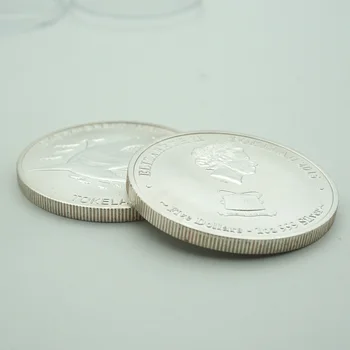 Elizabeta II 999 srebrenjaka Mokoha-great white shark tokelau vrste coin 5 dolara copy coins
