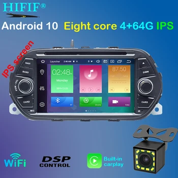 PX5 DSP 4G + 64G Android 10 auto stereo GPS za Fiat Tipo Egea Dodge Neon 2016 2017 2018 Radio DVD WiFi audio video navigacija