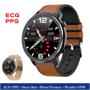 2020 L11 Smart Watch Men ECG+POENA Heart Rate Blood Pressure Monitor IP68 Waterproof Weather Smartwatch watches