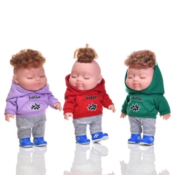 20 cm надувшись Reborn Baby lutke puni Silikonska vodootporna Bebe lutka sa sportskim haljina kada se igrati realan pravi igračke za bebe poklon