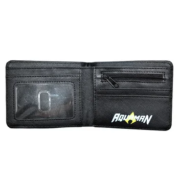 Novi dolazak DC Hero Aquaman novčanik umjetna koža kratke torbice s džep za kovanice